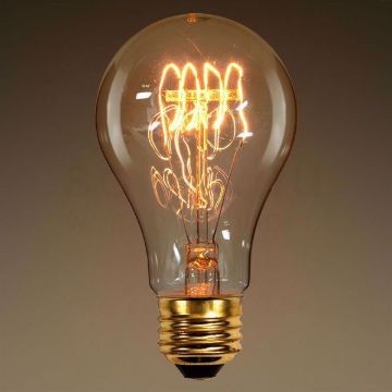 Edison A60 szénszálas dekor izzó 40W teljesítménnyel