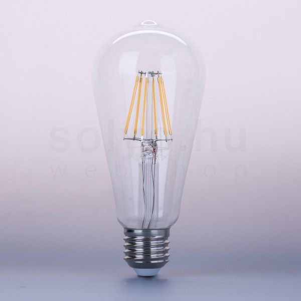 LED filament dekor izzó - ST64 - 6 watt - szabályozható