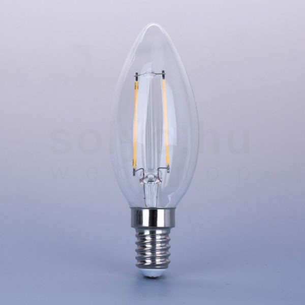 LED filament dekor izzó - C35 - 4 watt - szabályozható