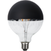 LED izzó E27 G125 fekete-tükör fedéssel
