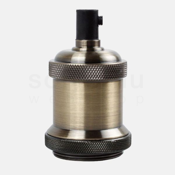 Edison izzó foglalat antik bronz kivitel - E27