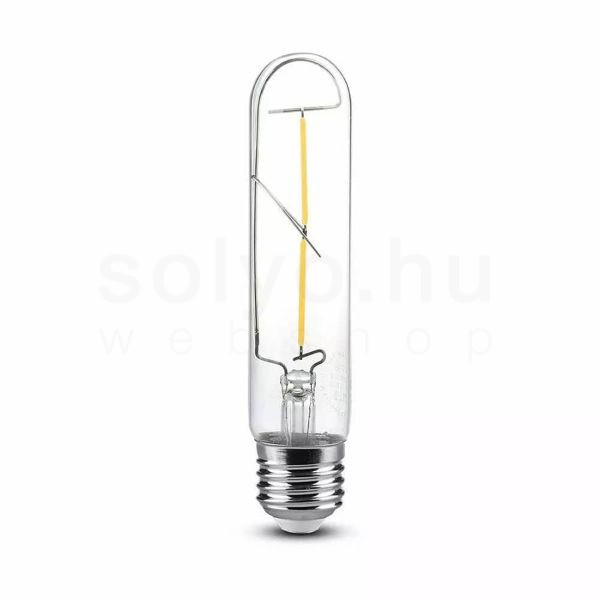 Filment dekor izzó - T136 - 2 watt - meleg fehér