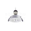 PASADENA GU10 R süllyesztett lámpa  szálcsiszolt alumínium 230V LED GU10 7W