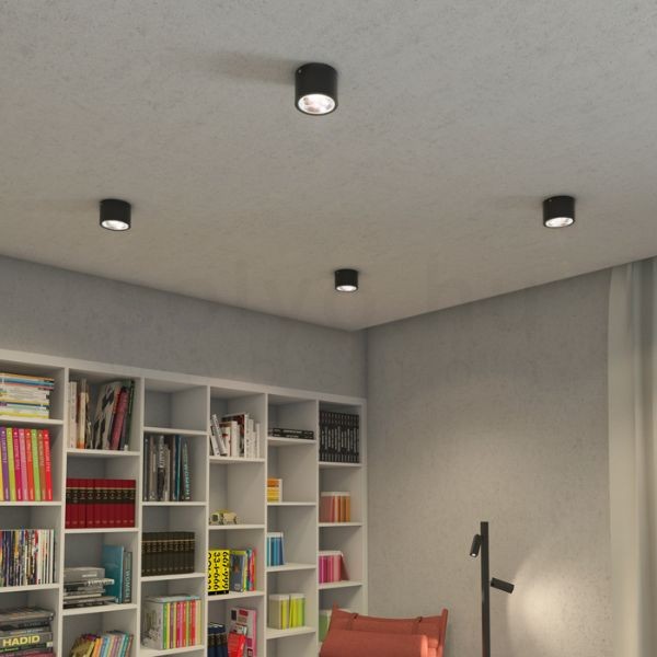 KELLY LED DIMM mennyezeti lámpa fekete 230V LED 15W 45° 3000K