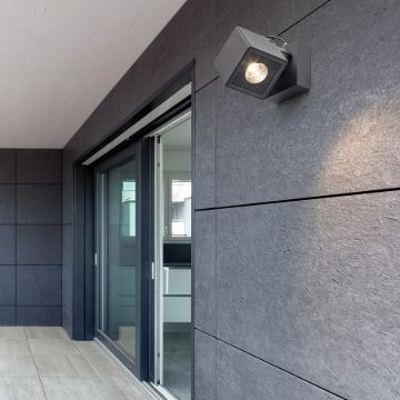 BORA fali lámpa antracitszürke 230V LED 6W 44° IP54 3000K