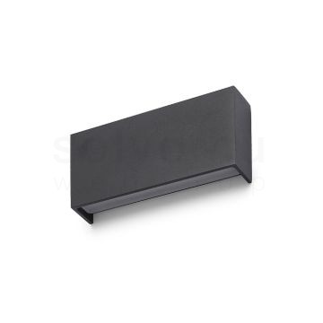 TORINO fali lámpa fekete 230V LED 2x5W IP54 3000K