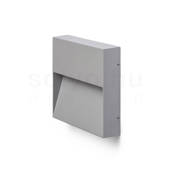 AQILA SQ fali lámpa szürke 230V LED 6W IP54 3000K