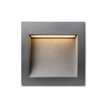 GORDIQ M süllyesztett lámpa antracitszürke 230V LED 3W IP65 3000K