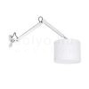 MADISON W fali lámpa fehér króm 230V LED E27 15W