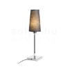 LULU asztali lámpa fekete króm 230V LED E27 8W