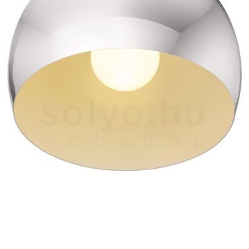 ASTON 30 függő lámpa  króm 230V LED E27 15W