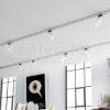 FANGIO háromfázisú áramkörös sínre ezüstszürke  230V LED 25W 36°  3000K