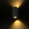 KUBI II antracitszürke 230V LED 2x3W 56° IP54 3000K