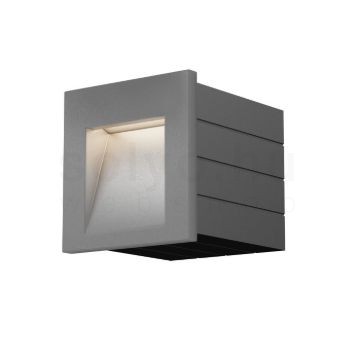 TESS SQ süllyesztett lámpa ezüstszürke 230V LED 3W IP54 3000K