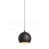 COPA függő lámpa fekete üveg 230V LED E27 11W
