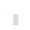 TEMPO 15/30 lámpabúra  Polycotton fehér/fehér PVC  max. 28W