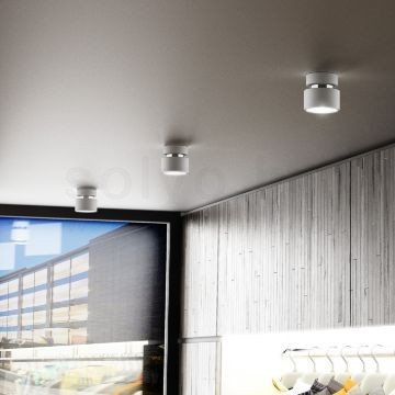 PIXIE mennyezeti lámpa fehér króm 230V LED GX53 7W