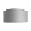 DOUBLE 55/30 lámpabúra  Chintz világosszürke/fehér PVC  max. 23W