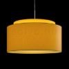 DOUBLE 55/30 lámpabúra  Chintz sárgabarack/fehér PVC  max. 23W