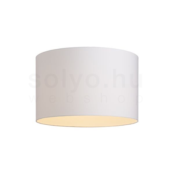 RON 40/25 lámpabúra  Polycotton fehér/fehér PVC  max. 23W