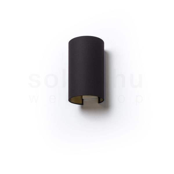 RON W 15/25 fali lámpa  Polycotton fekete/arany fólia 230V LED E27 15W