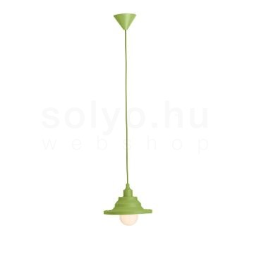 AMICI függő szilikon lámpa zöld  230V LED E27 15W