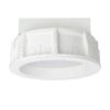 MIA R süllyesztett lámpa  gipsz/szatén akril 230V LED E27 2x11W