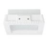 MIA SQ süllyesztett lámpa  gipsz/szatén üveg 230V LED E27 2x11W