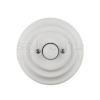 Fehér porcelán süllyesztett dimmer egyes porcelán kerettel