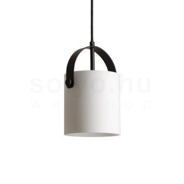 JULIETTA 16 függö lámpa opál üveg/fekete 230V E27 20W