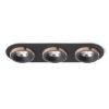 SHARM R III süllyesztett lámpa fekete/fekete réz 230V LED 3x10W 24°  3000K