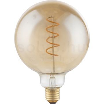 LED filament dekor izzó - G125 - 4 watt - spirál