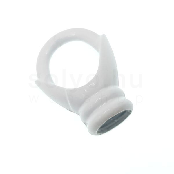 Lámpa tartógyűrű fehér - belső menetes 12mm
