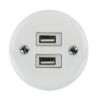 Elegáns fehér porcelán USB csatlakozó loft és vintage enteriőrökbe