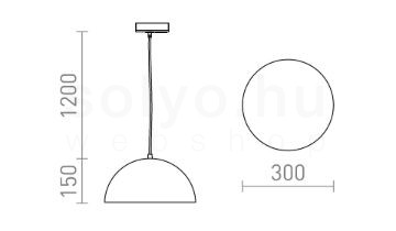 GLADYS 30 egy áramkörös sínre fekete/fehér 230V LED E27 15W