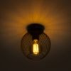COSIR 18 mennyezeti lámpa fekete 230V LED E27 11W