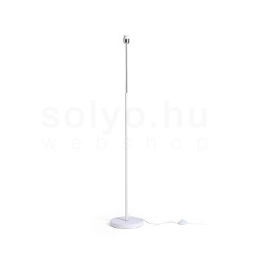 EMMETT állólámpa talapzat fehér króm 230V LED E27 15W