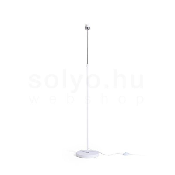 EMMETT állólámpa talapzat fehér króm 230V LED E27 15W