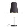 EMMETT asztali lámpatest fekete antikolt sárgaréz 230V LED E27 15W