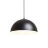 GLADYS 30 függő lámpa fekete/fehér  230V LED E27 15W