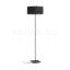 CORTINA/JAKARANDA állólámpa fekete/fekete textil/fém 230V LED E27 15W