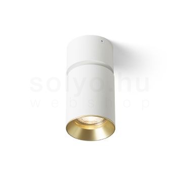DARIO mennyezeti lámpa fehér szálcsiszolt sárgaréz 230V LED GU10 9W