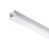 LED PROFILE D felületre szerelhető 1m  alumínium/tej akril 