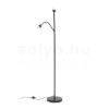 PAMPA állólámpa talapzat fekete 230V LED E27 11+7W