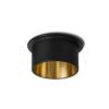 ORTA süllyesztett lámpa fekete/aranysárga 230V LED GU10 9W