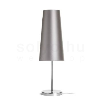 NYC/CONNY 15/30 asztali lámpa  Monaco galamb szürke/ezüst PVC/nikkel 230V LED E27 11W
