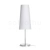 NYC/CONNY 15/30 asztali lámpa  Polycotton fehér/nikkel 230V LED E27 11W