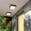 DELTA 215 felületre szerelhető antracit  230V LED E27 15W IP54