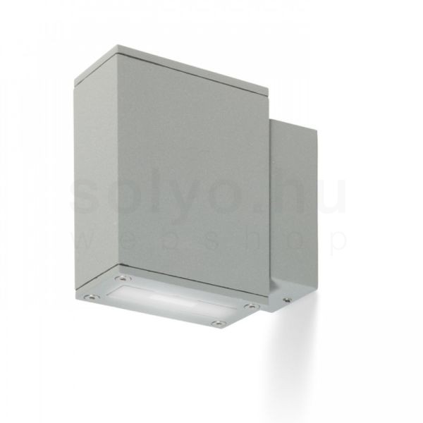 DIXIE 4x12 fali lámpa ezüstszürke 230V/700mA LED 2x3W 48° IP54 3000K