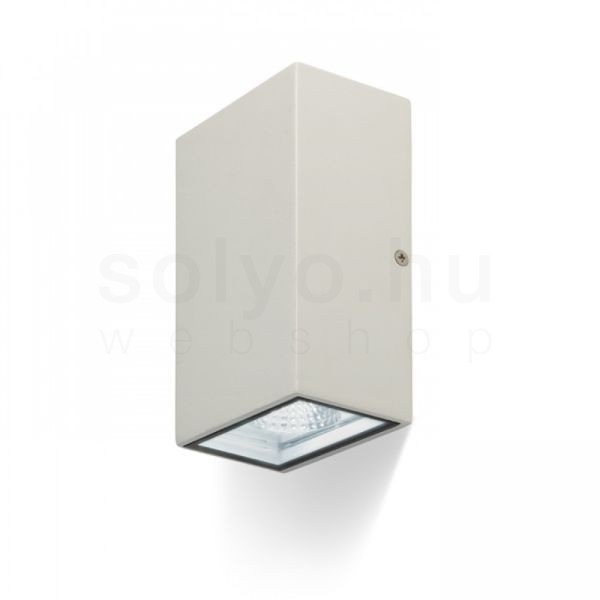 DIXIE 10x16 fali lámpa fehér 230V LED 2x5W 84° IP54 3000K